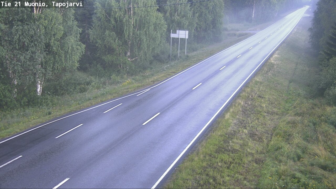 Kelikamerat Kuva Tie 21 Muonio, Tapojärvi, Muonio, Lappi