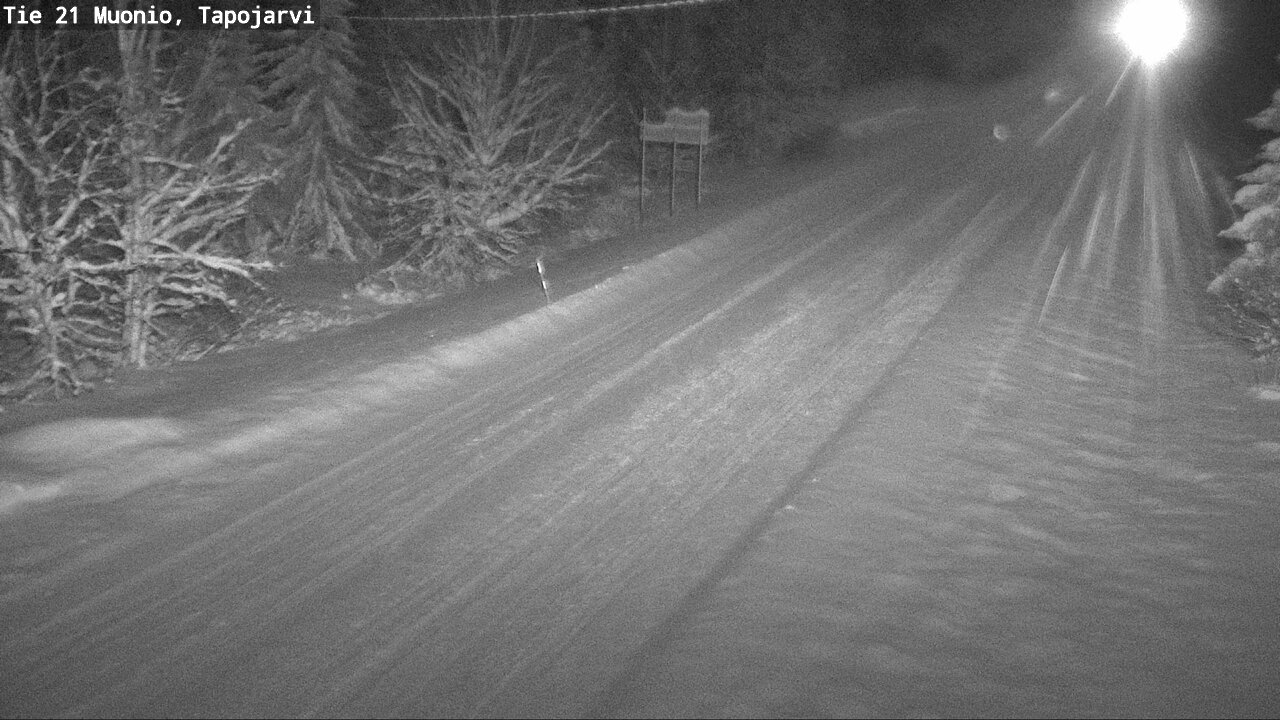 Weather Camera Image Väg 21 Muonio, Tapojärvi, Muonio, Lappi