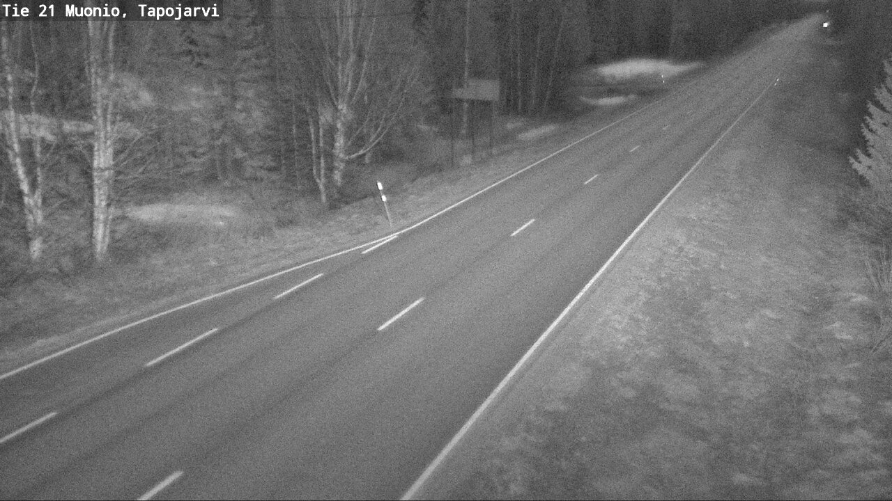 Weather Camera Image Road 21 Muonio, Tapojärvi, Muonio, Lappi