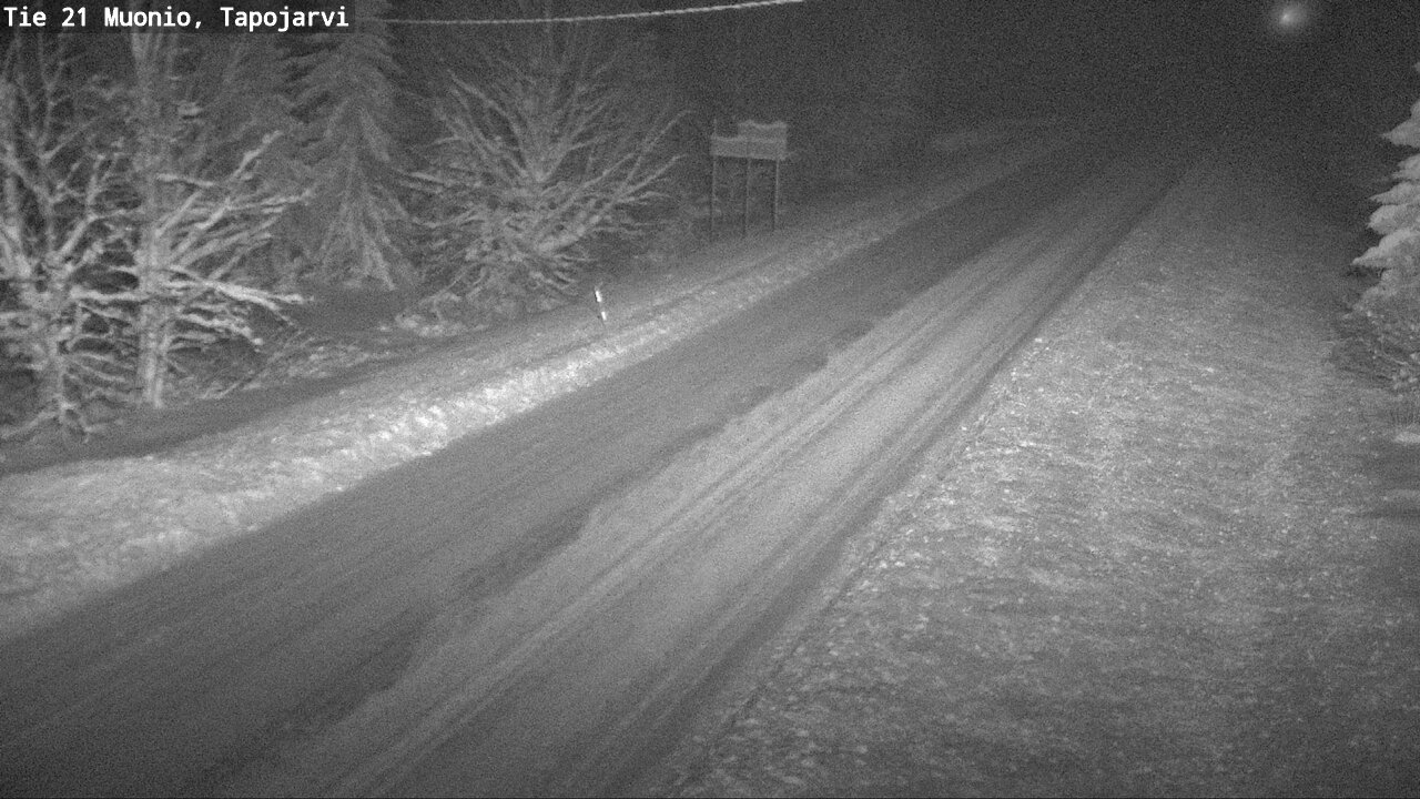 Weather Camera Image Väg 21 Muonio, Tapojärvi, Muonio, Lappi