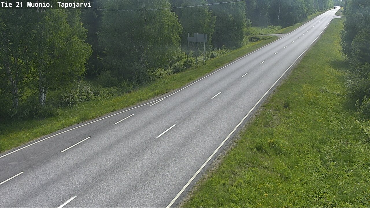 Kelikamerat Kuva Tie 21 Muonio, Tapojärvi, Muonio, Lappi