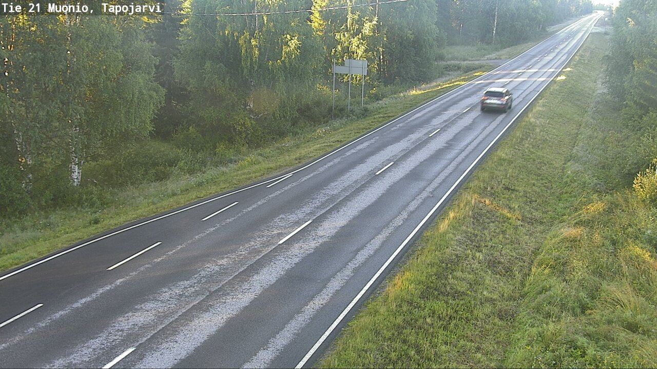 Kelikamerat Kuva Tie 21 Muonio, Tapojärvi, Muonio, Lappi
