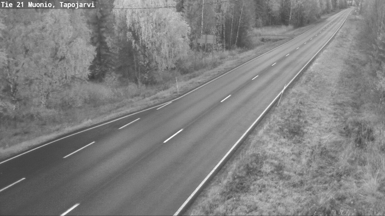 Kelikamerat Kuva Tie 21 Muonio, Tapojärvi, Muonio, Lappi