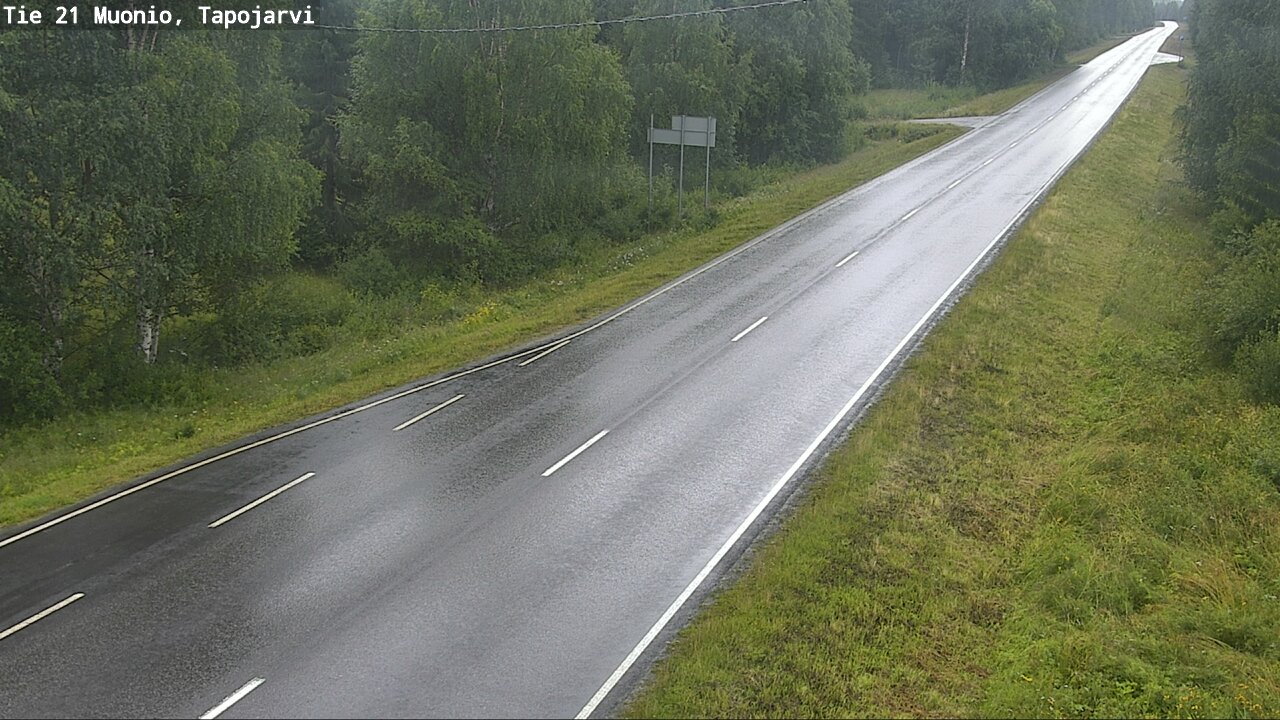 Kelikamerat Kuva Tie 21 Muonio, Tapojärvi, Muonio, Lappi