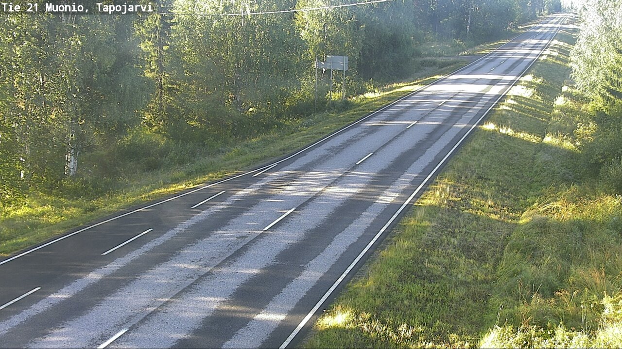 Kelikamerat Kuva Tie 21 Muonio, Tapojärvi, Muonio, Lappi