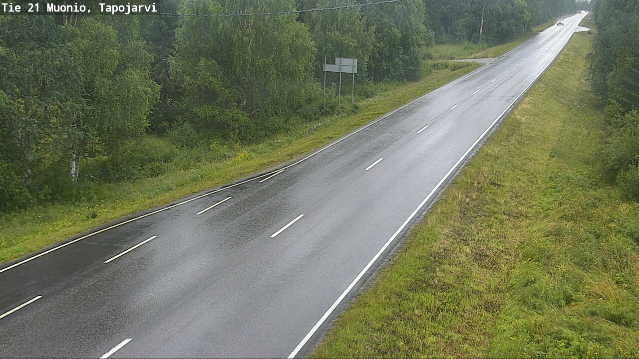Kelikamerat Kuva Tie 21 Muonio, Tapojärvi, Muonio, Lappi