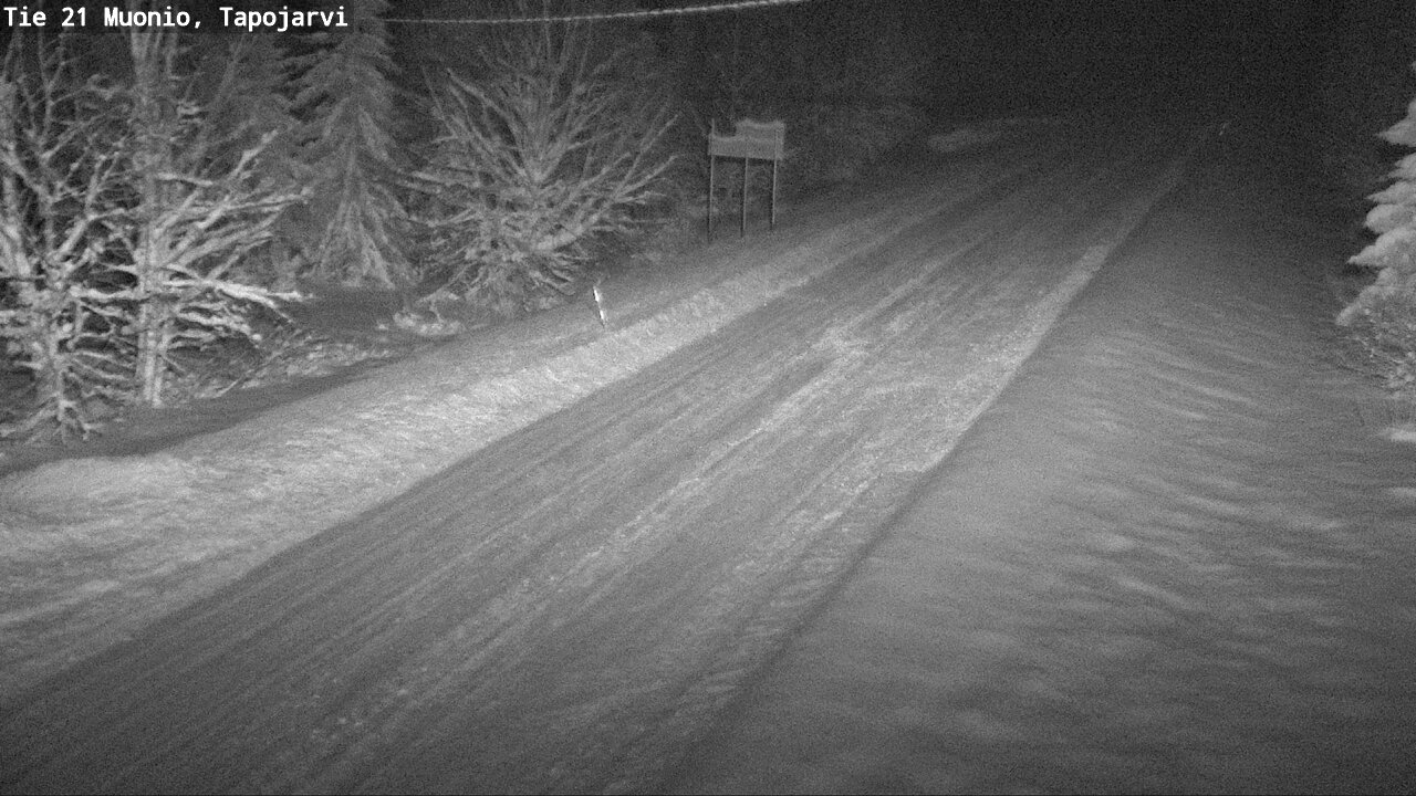 Weather Camera Image Väg 21 Muonio, Tapojärvi, Muonio, Lappi