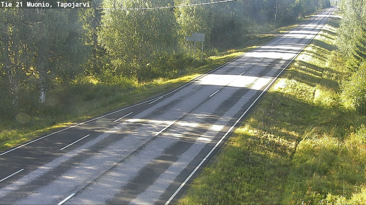 Kelikamerat Kuva Tie 21 Muonio, Tapojärvi, Muonio, Lappi