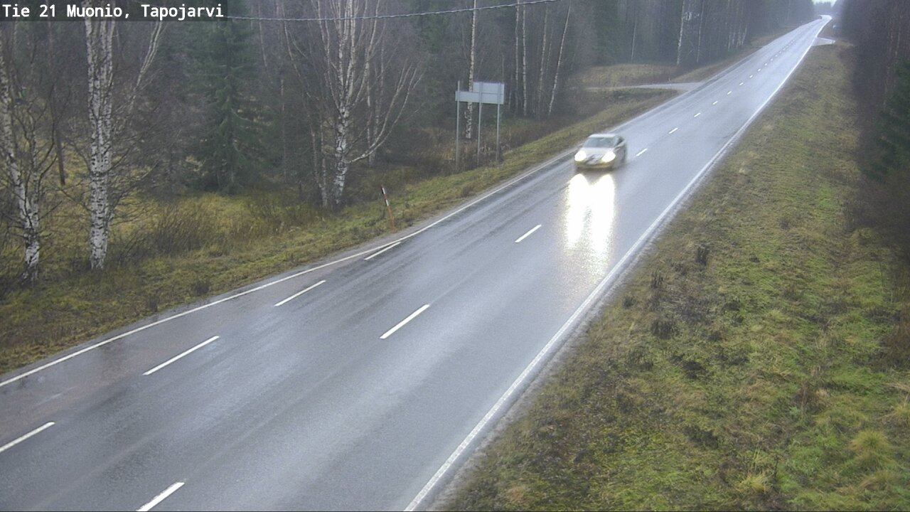 Kelikamerat Kuva Tie 21 Muonio, Tapojärvi, Muonio, Lappi