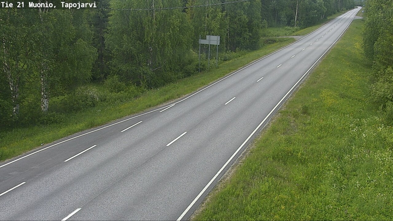 Kelikamerat Kuva Tie 21 Muonio, Tapojärvi, Muonio, Lappi