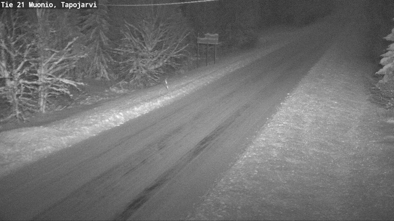Weather Camera Image Road 21 Muonio, Tapojärvi, Muonio, Lappi
