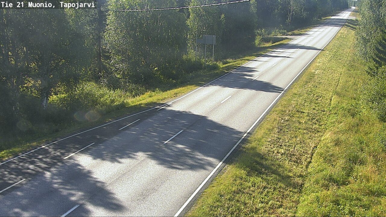 Weather Camera Image Väg 21 Muonio, Tapojärvi, Muonio, Lappi