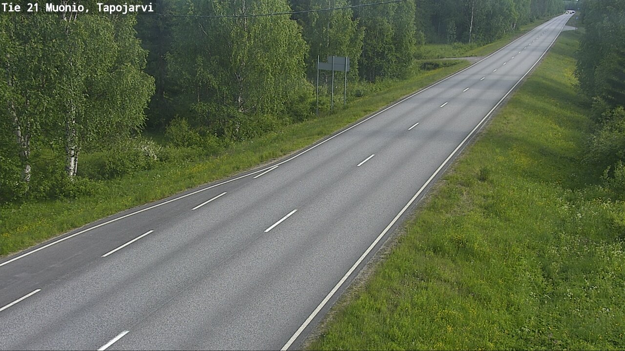 Kelikamerat Kuva Tie 21 Muonio, Tapojärvi, Muonio, Lappi