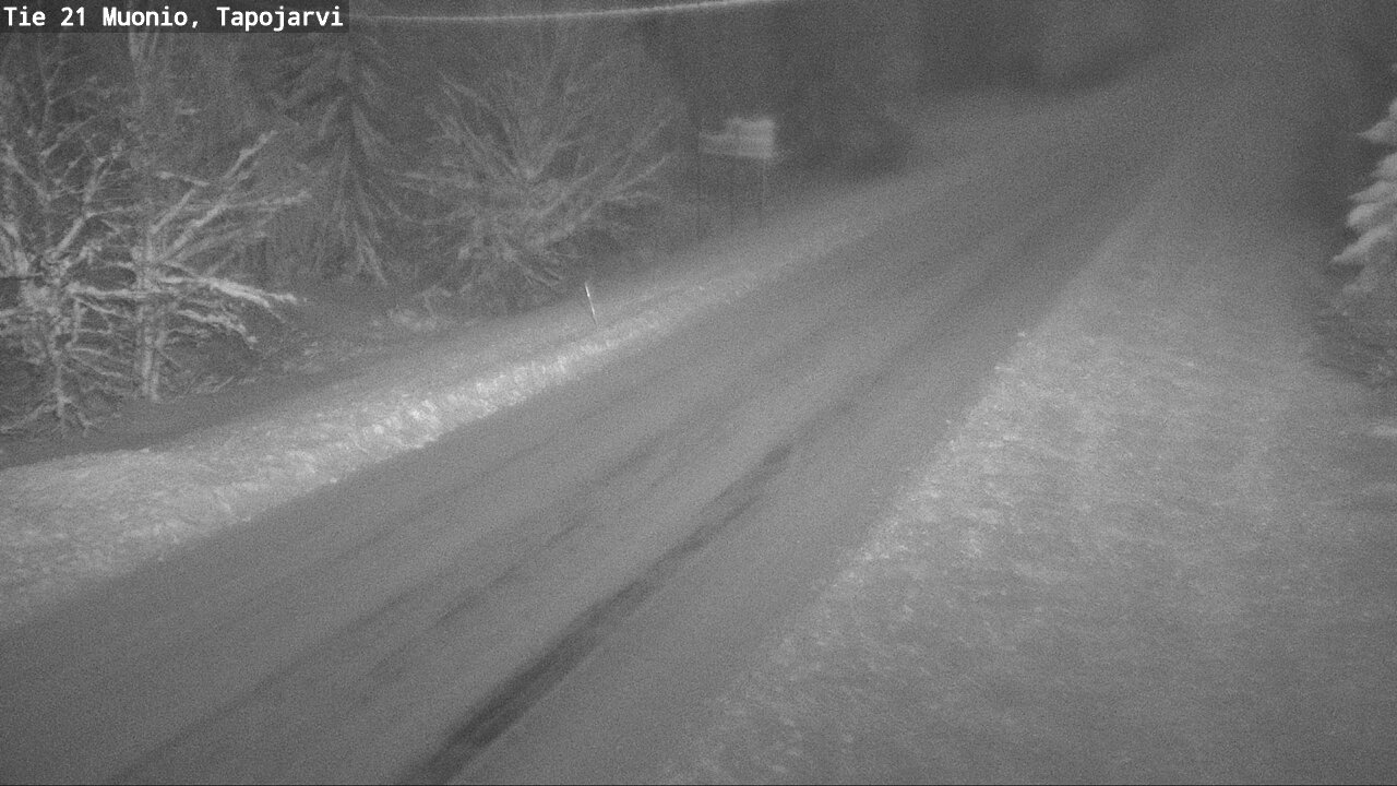 Weather Camera Image Road 21 Muonio, Tapojärvi, Muonio, Lappi