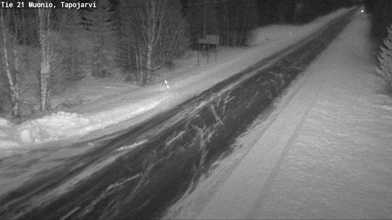 Kelikamerat Kuva Tie 21 Muonio, Tapojärvi, Muonio, Lappi