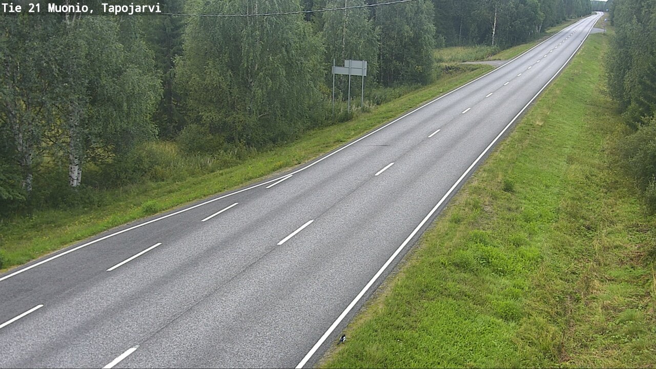 Kelikamerat Kuva Tie 21 Muonio, Tapojärvi, Muonio, Lappi