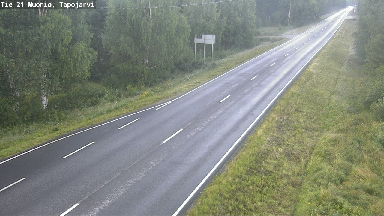 Kelikamerat Kuva Tie 21 Muonio, Tapojärvi, Muonio, Lappi