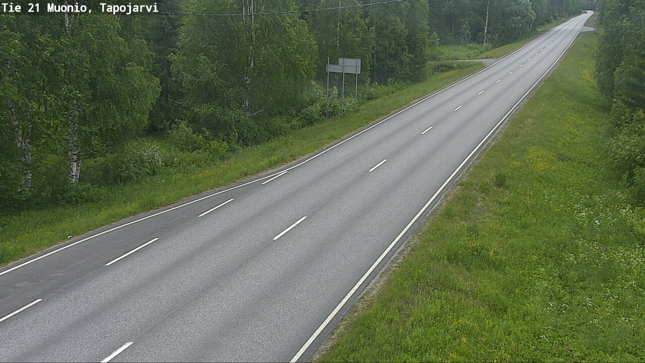 Kelikamerat Kuva Tie 21 Muonio, Tapojärvi, Muonio, Lappi