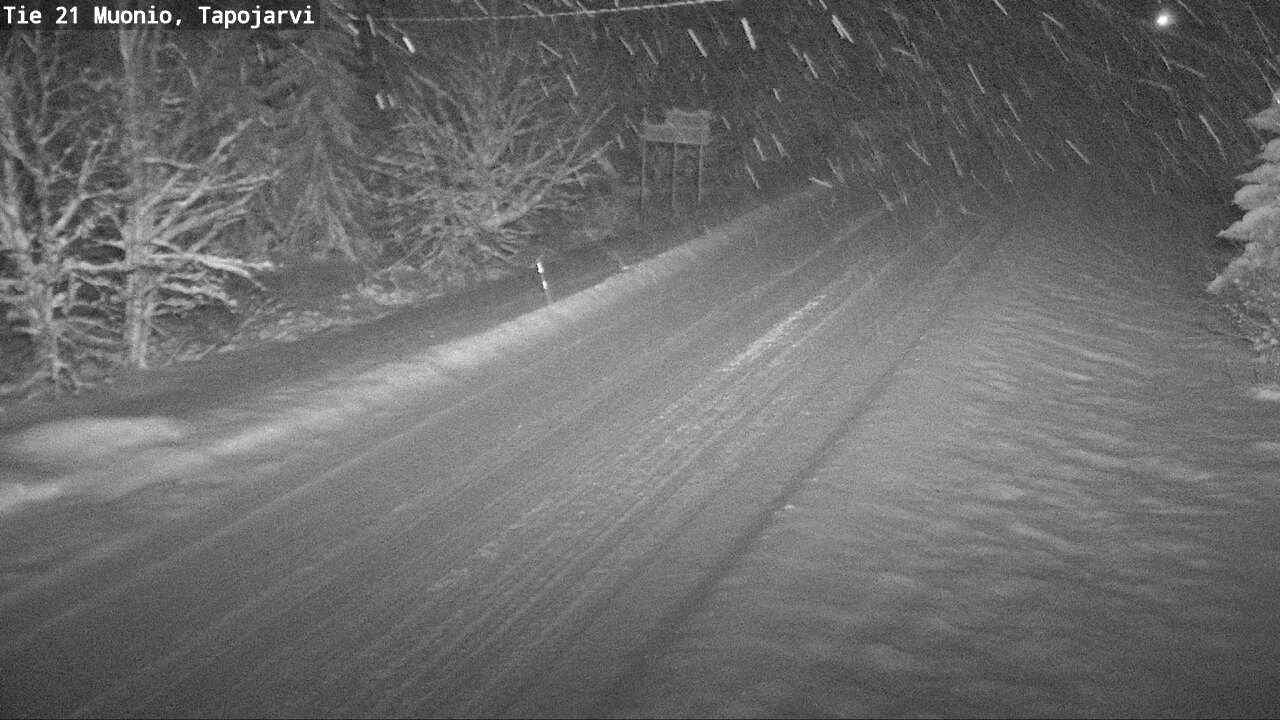 Weather Camera Image Väg 21 Muonio, Tapojärvi, Muonio, Lappi