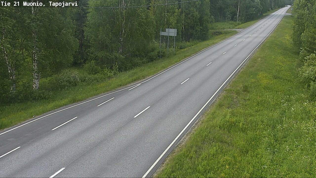 Kelikamerat Kuva Tie 21 Muonio, Tapojärvi, Muonio, Lappi