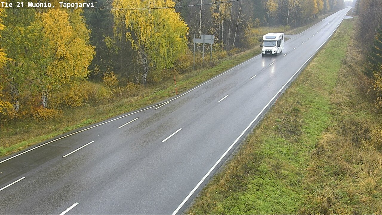 Kelikamerat Kuva Tie 21 Muonio, Tapojärvi, Muonio, Lappi