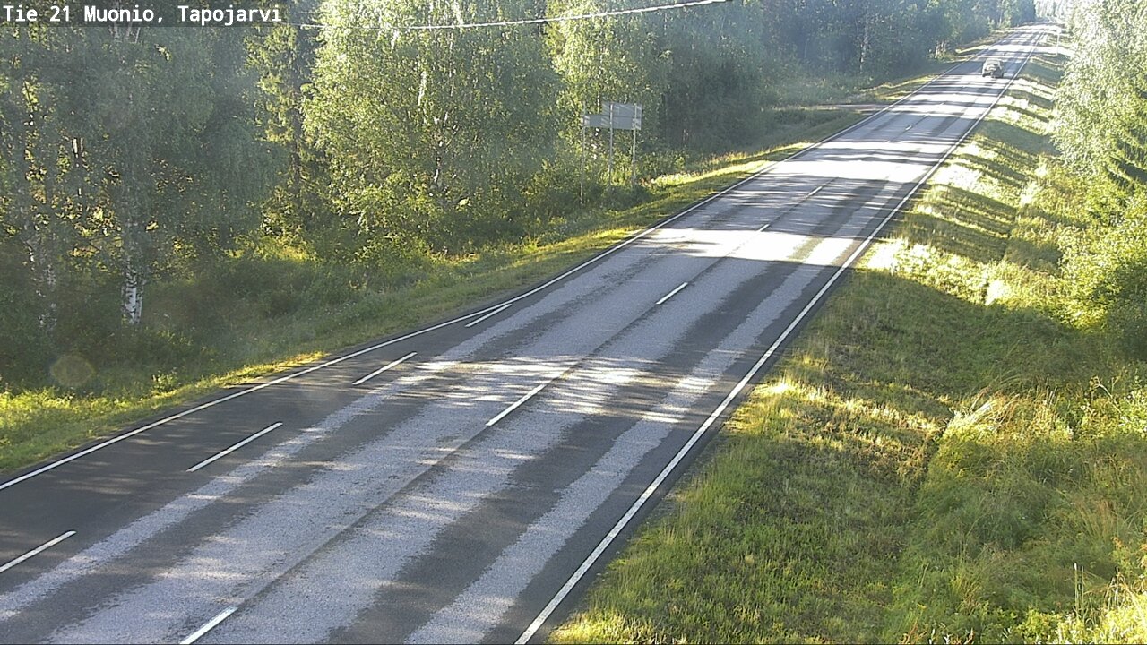 Kelikamerat Kuva Tie 21 Muonio, Tapojärvi, Muonio, Lappi