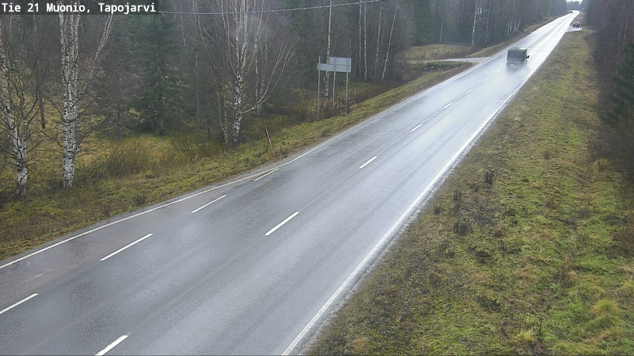 Kelikamerat Kuva Tie 21 Muonio, Tapojärvi, Muonio, Lappi