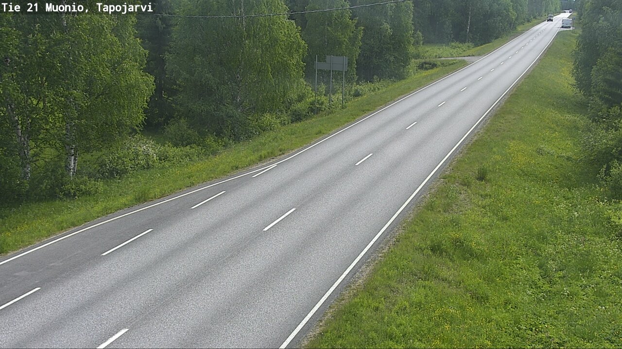 Kelikamerat Kuva Tie 21 Muonio, Tapojärvi, Muonio, Lappi