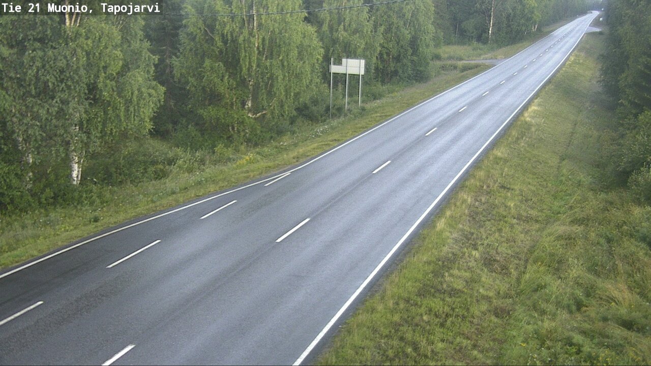 Kelikamerat Kuva Tie 21 Muonio, Tapojärvi, Muonio, Lappi
