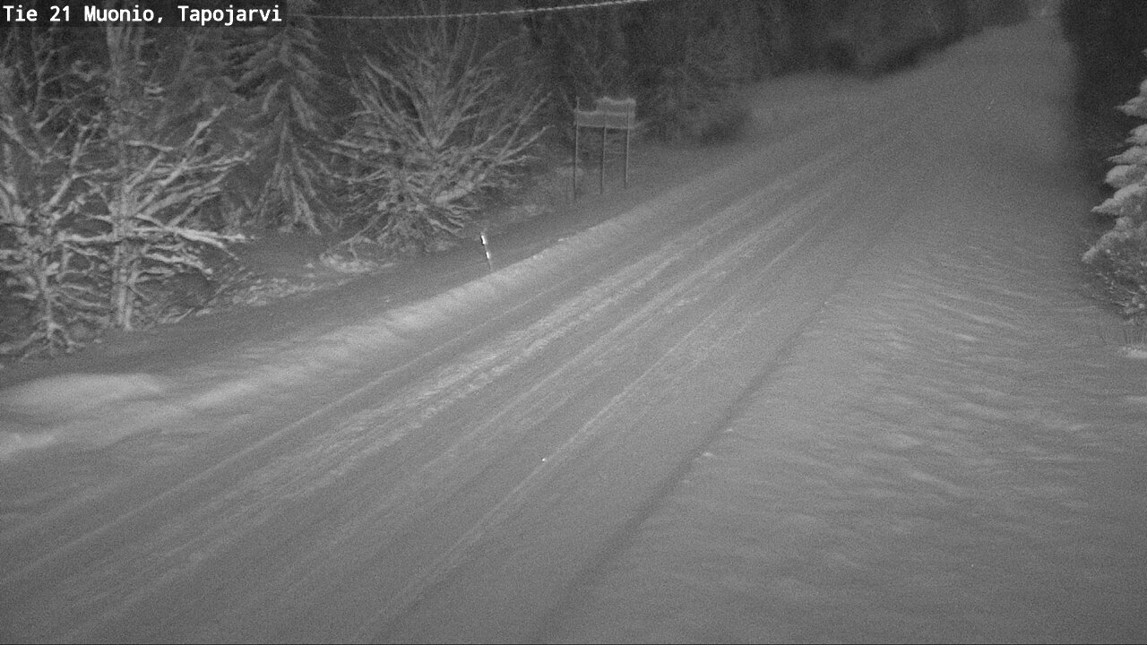 Weather Camera Image Väg 21 Muonio, Tapojärvi, Muonio, Lappi