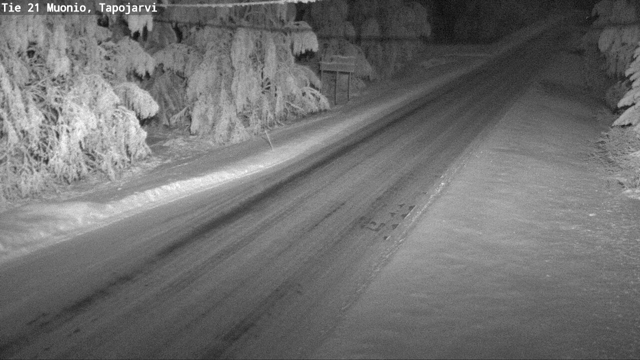 Kelikamerat Kuva Tie 21 Muonio, Tapojärvi, Muonio, Lappi