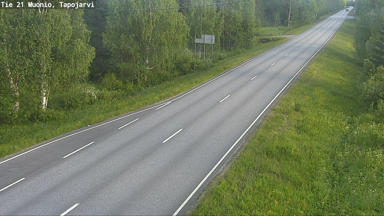 Kelikamerat Kuva Tie 21 Muonio, Tapojärvi, Muonio, Lappi