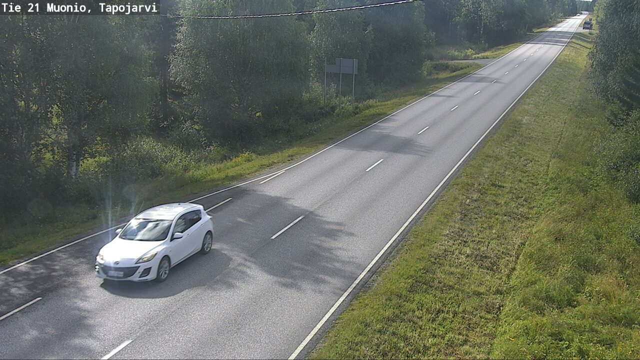 Weather Camera Image Väg 21 Muonio, Tapojärvi, Muonio, Lappi