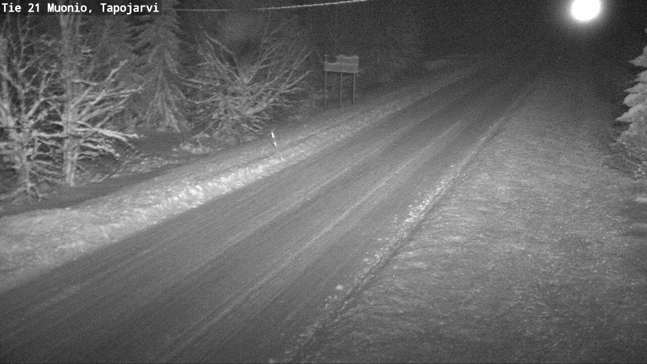 Weather Camera Image Väg 21 Muonio, Tapojärvi, Muonio, Lappi