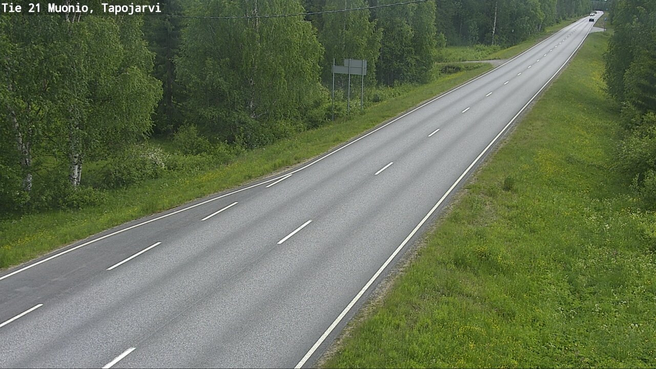 Kelikamerat Kuva Tie 21 Muonio, Tapojärvi, Muonio, Lappi