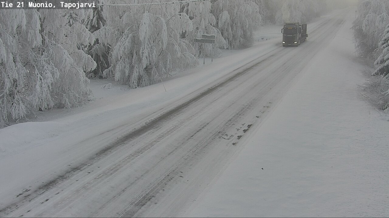 Kelikamerat Kuva Tie 21 Muonio, Tapojärvi, Muonio, Lappi