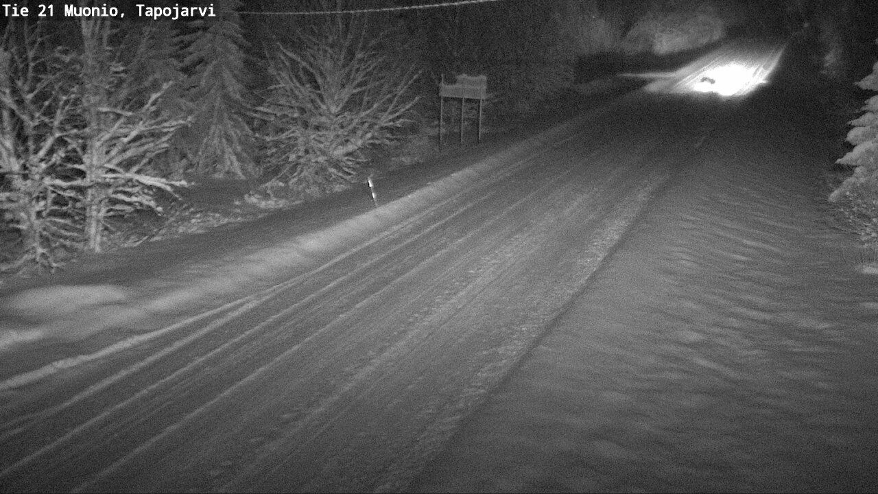 Weather Camera Image Väg 21 Muonio, Tapojärvi, Muonio, Lappi