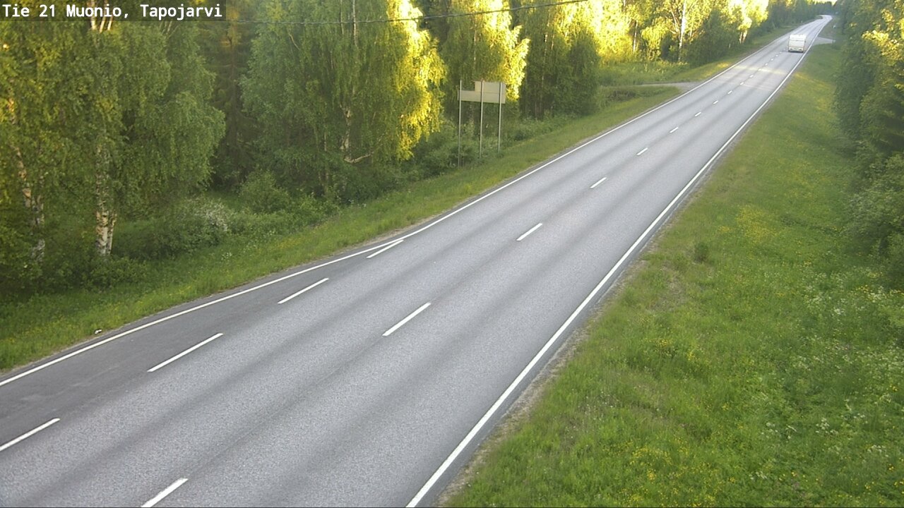 Kelikamerat Kuva Tie 21 Muonio, Tapojärvi, Muonio, Lappi