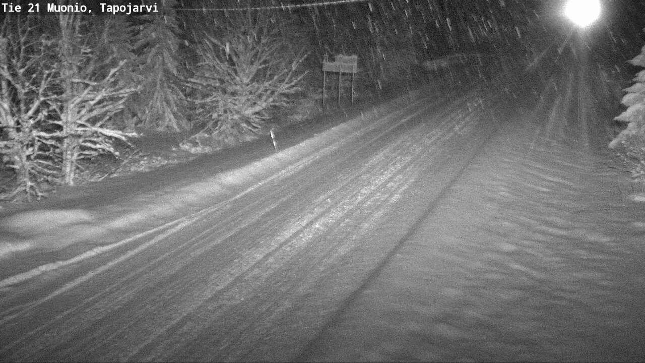 Weather Camera Image Väg 21 Muonio, Tapojärvi, Muonio, Lappi