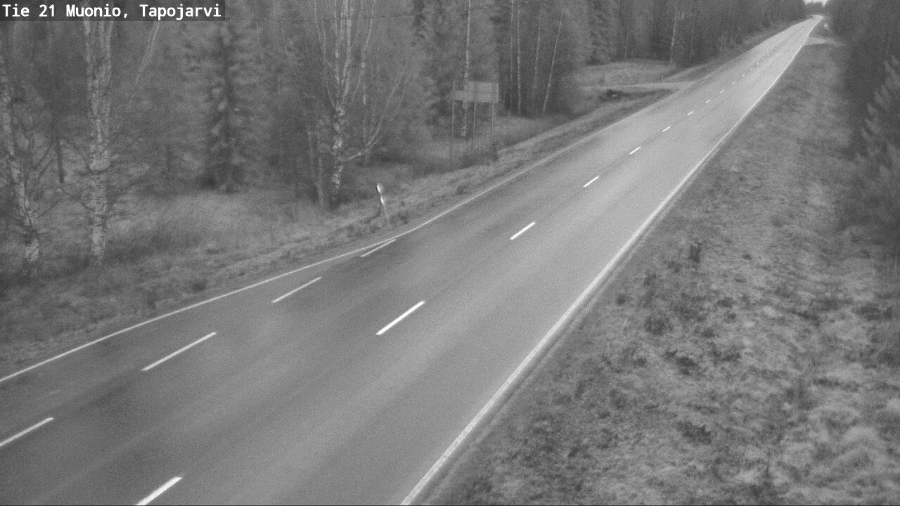 Kelikamerat Kuva Tie 21 Muonio, Tapojärvi, Muonio, Lappi