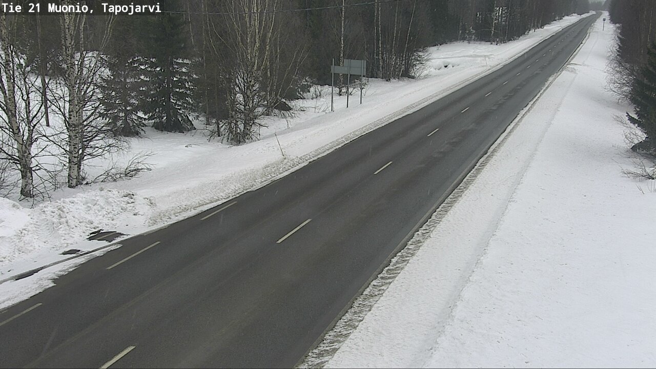 Kelikamerat Kuva Tie 21 Muonio, Tapojärvi, Muonio, Lappi