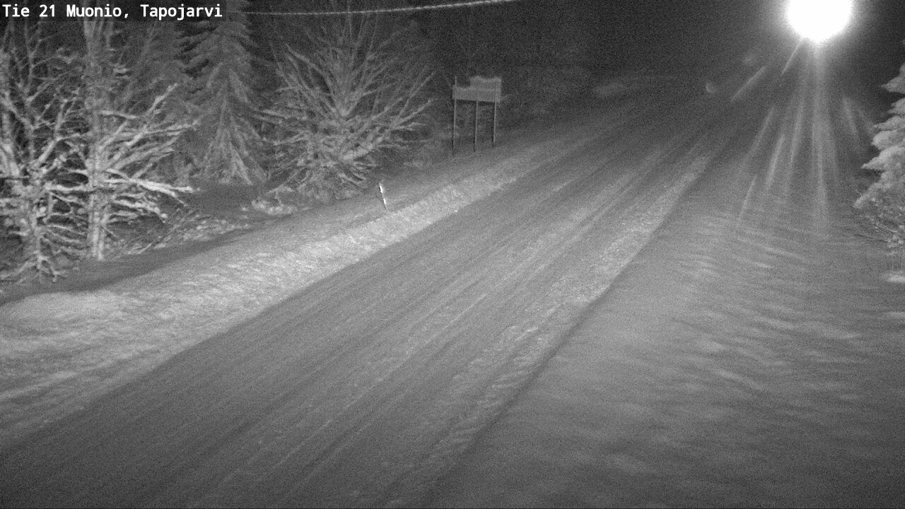Weather Camera Image Väg 21 Muonio, Tapojärvi, Muonio, Lappi