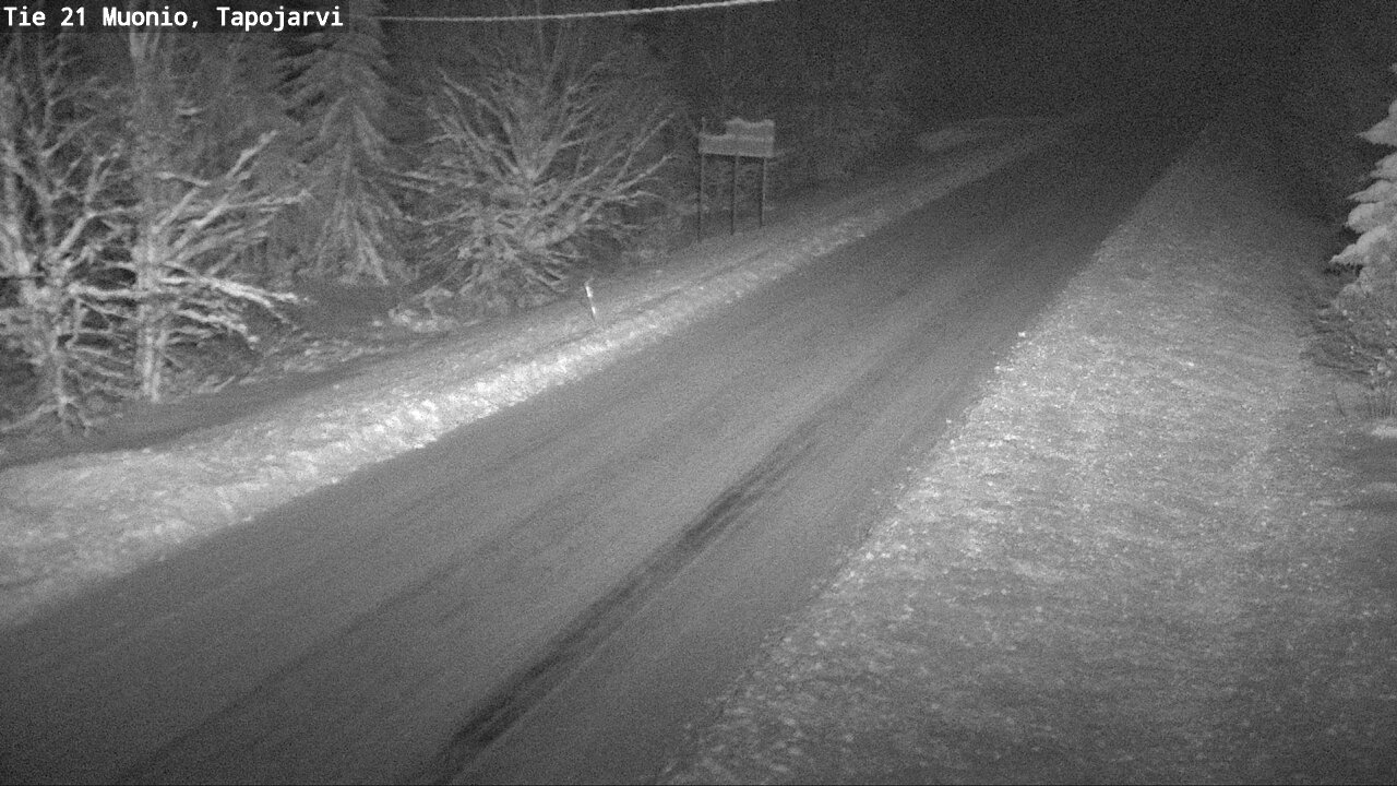 Weather Camera Image Road 21 Muonio, Tapojärvi, Muonio, Lappi