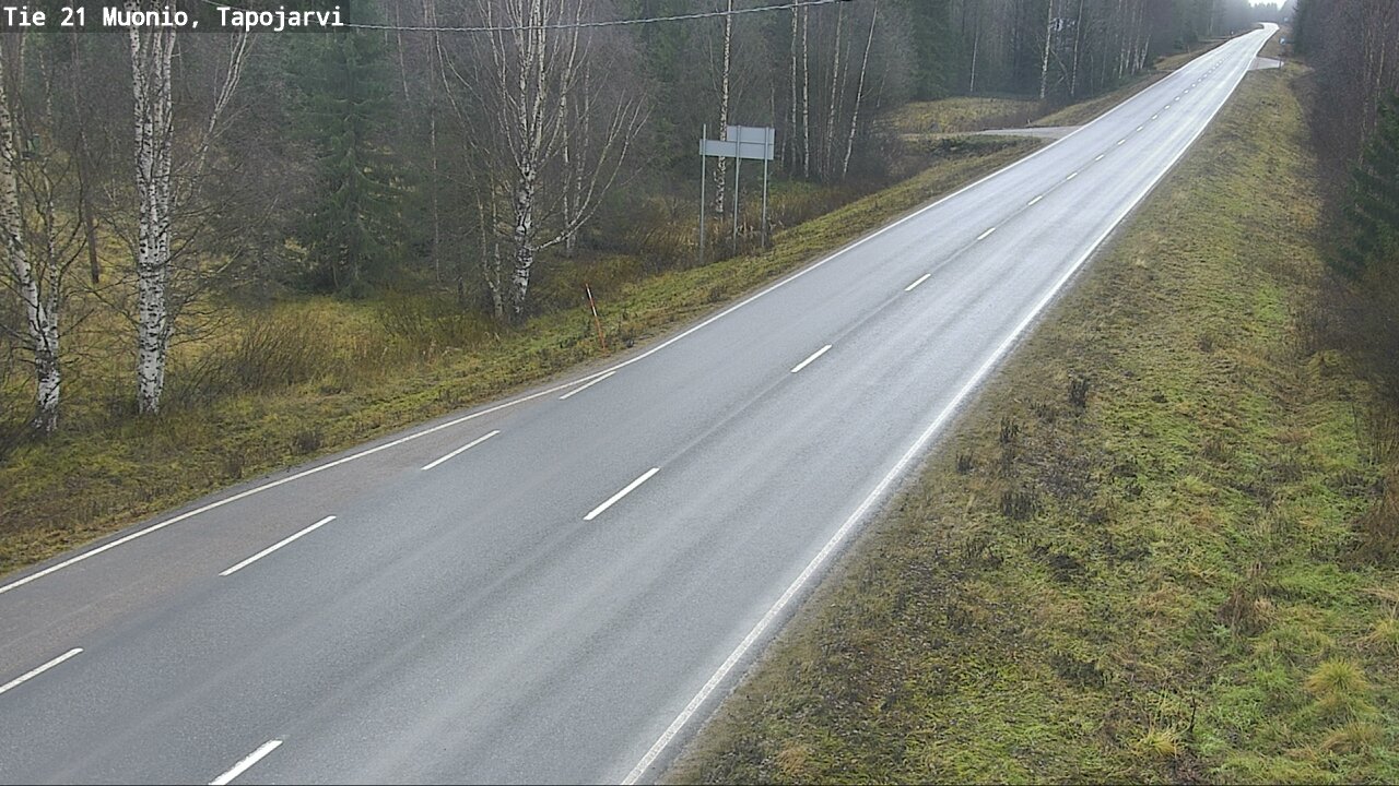 Kelikamerat Kuva Tie 21 Muonio, Tapojärvi, Muonio, Lappi