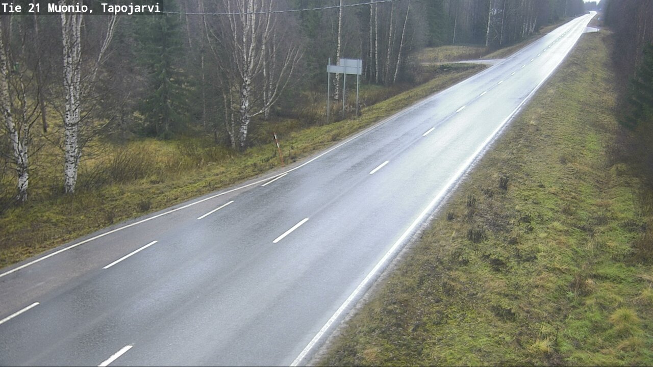 Kelikamerat Kuva Tie 21 Muonio, Tapojärvi, Muonio, Lappi