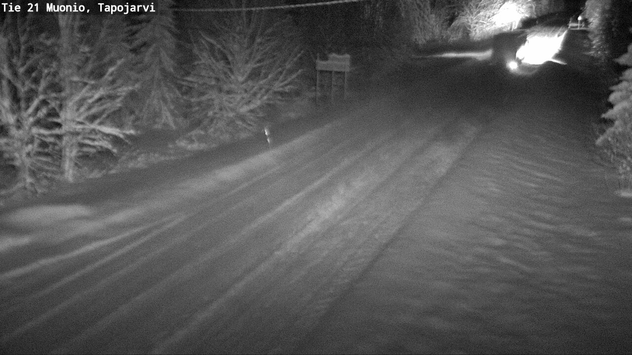 Weather Camera Image Väg 21 Muonio, Tapojärvi, Muonio, Lappi