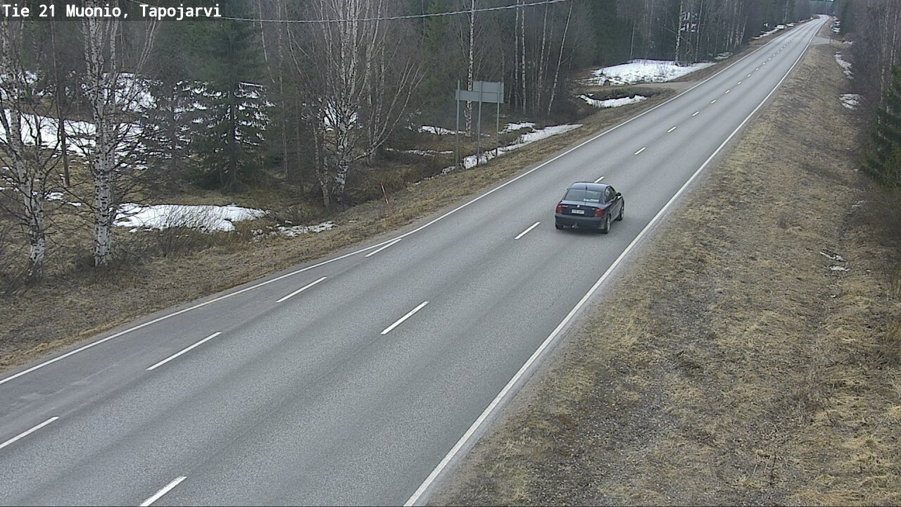 Weather Camera Image Väg 21 Muonio, Tapojärvi, Muonio, Lappi