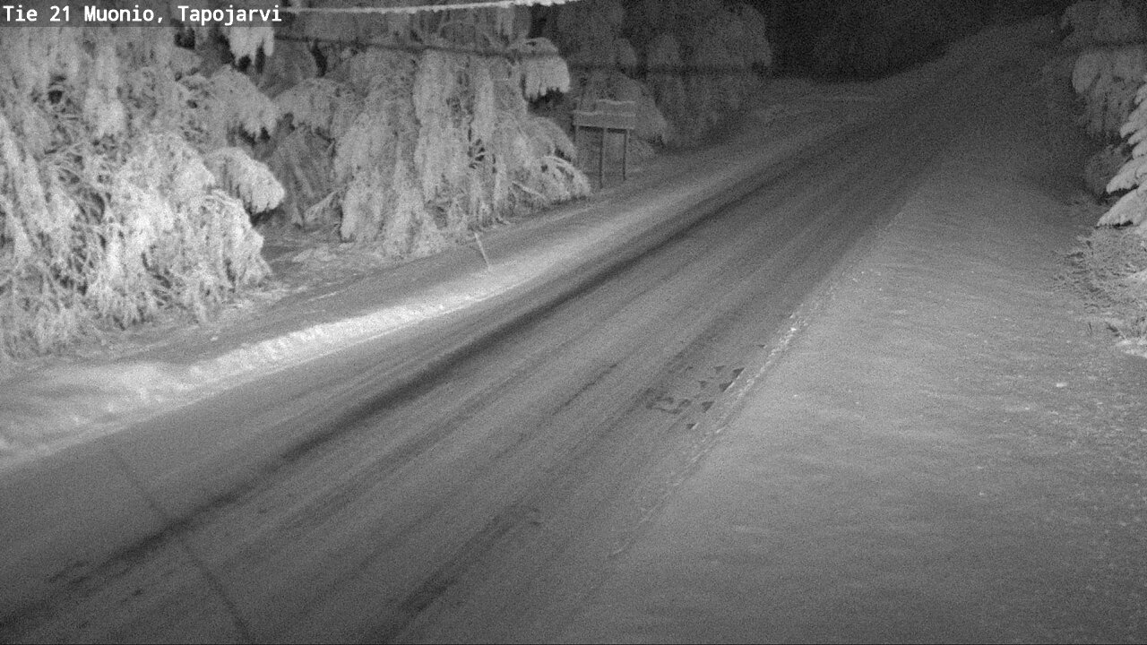 Kelikamerat Kuva Tie 21 Muonio, Tapojärvi, Muonio, Lappi