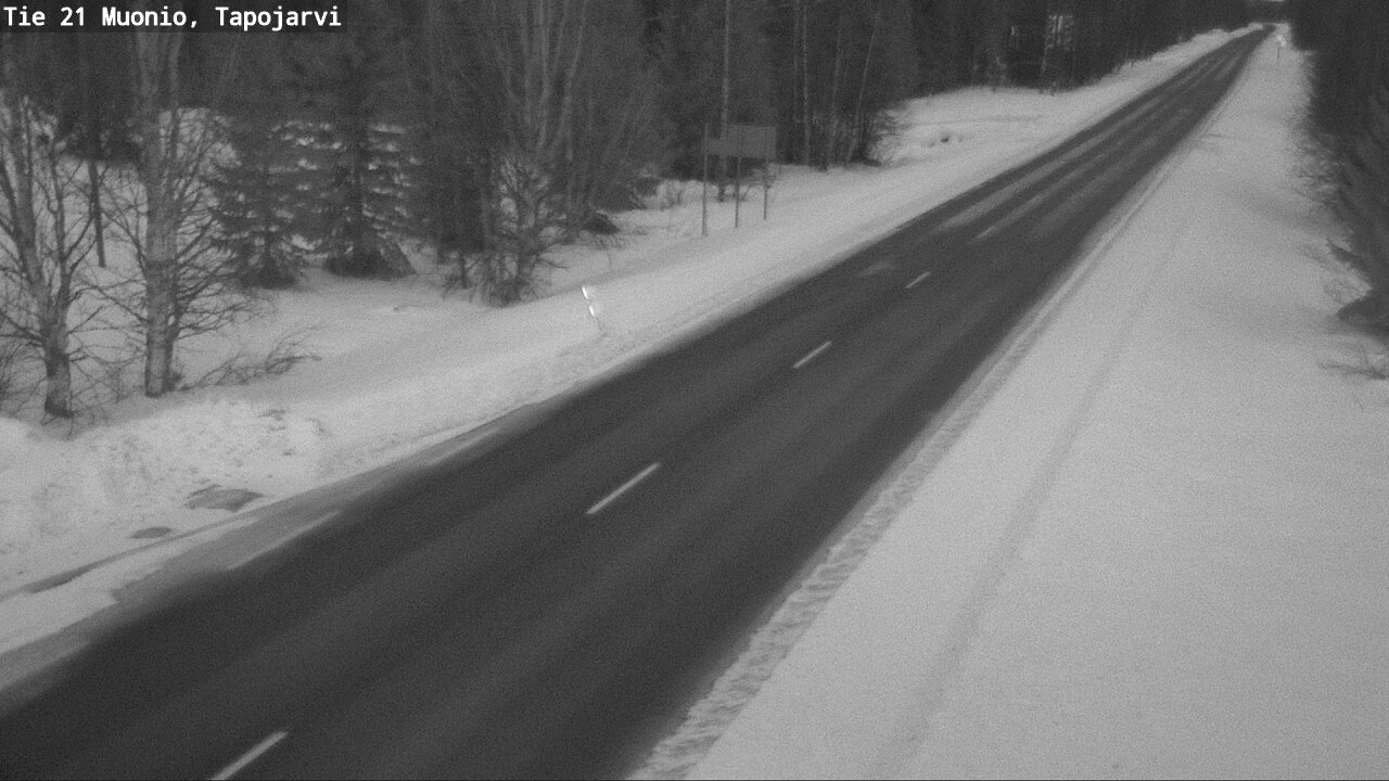 Kelikamerat Kuva Tie 21 Muonio, Tapojärvi, Muonio, Lappi