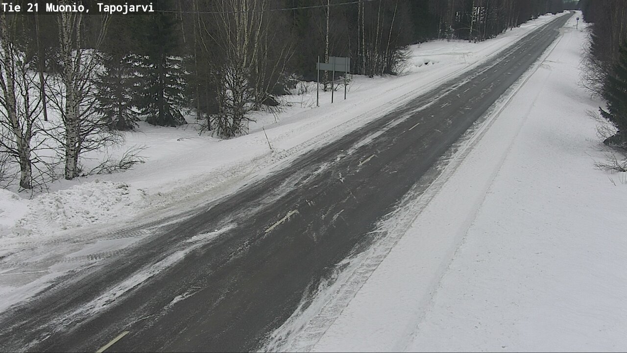 Kelikamerat Kuva Tie 21 Muonio, Tapojärvi, Muonio, Lappi